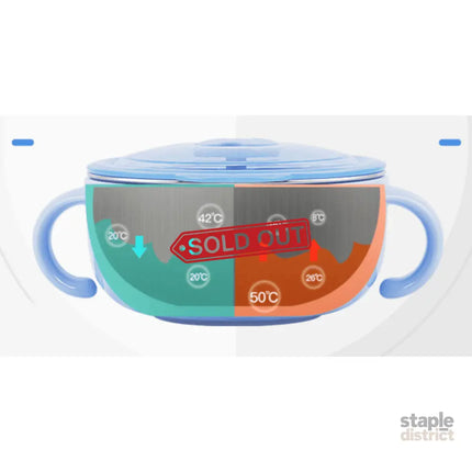 Richell Stainless Steel Bowl 480ml Yellow-2006733337028333570