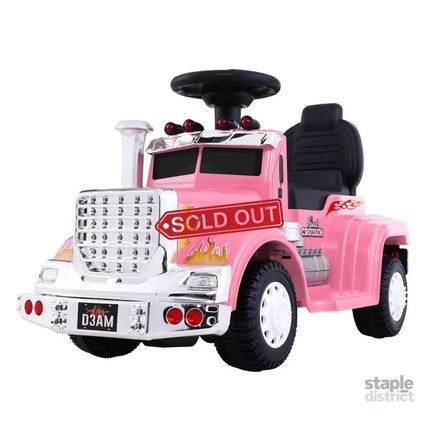 Rigo Kids Electric Ride On Car Truck Motorcycle Motorbike Toy Cars 6V Pink - Baby & Kids > Ride On Cars Go-karts &