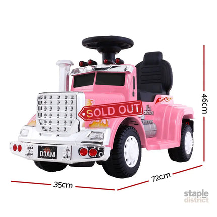 Rigo Kids Electric Ride On Car Truck Motorcycle Motorbike Toy Cars 6V Pink - Baby & Kids > Ride On Cars Go-karts &