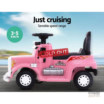 Rigo Kids Electric Ride On Car Truck Motorcycle Motorbike Toy Cars 6V Pink - Baby & Kids > Ride On Cars Go-karts &