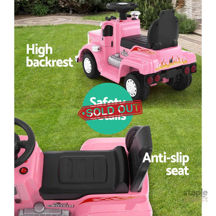 Rigo Kids Electric Ride On Car Truck Motorcycle Motorbike Toy Cars 6V Pink - Baby & Kids > Ride On Cars Go-karts &