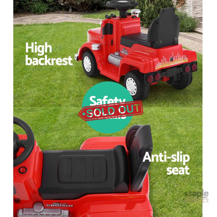 Rigo Kids Electric Ride On Car Truck Motorcycle Motorbike Toy Cars 6V Red - Baby & Kids > Ride On Cars Go-karts & Bikes