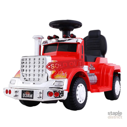 Rigo Kids Electric Ride On Car Truck Motorcycle Motorbike Toy Cars 6V Red - Baby & Kids > Ride On Cars Go-karts & Bikes