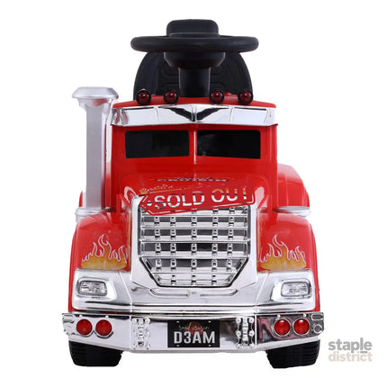 Rigo Kids Electric Ride On Car Truck Motorcycle Motorbike Toy Cars 6V Red - Baby & Kids > Ride On Cars Go-karts & Bikes