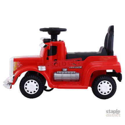 Rigo Kids Electric Ride On Car Truck Motorcycle Motorbike Toy Cars 6V Red - Baby & Kids > Ride On Cars Go-karts & Bikes