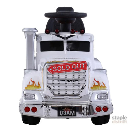 Rigo Kids Electric Ride On Car Truck Motorcycle Motorbike Toy Cars 6V White - Baby & Kids > Ride On Cars Go-karts &