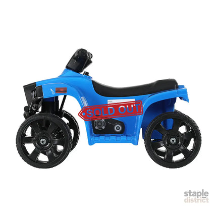 Rigo Kids Ride On ATV Quad Motorbike Car 4 Wheeler Electric Toys Battery Blue - Baby & Kids > Ride On Cars Go-karts &