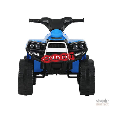 Rigo Kids Ride On ATV Quad Motorbike Car 4 Wheeler Electric Toys Battery Blue - Baby & Kids > Ride On Cars Go-karts &