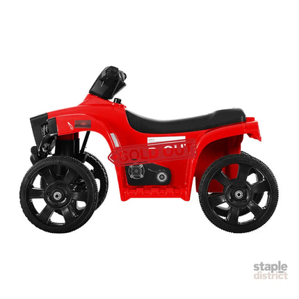 Rigo Kids Ride On ATV Quad Motorbike Car 4 Wheeler Electric Toys Battery Red - Baby & Kids > Ride On Cars Go-karts &
