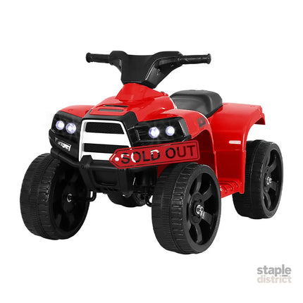 Rigo Kids Ride On ATV Quad Motorbike Car 4 Wheeler Electric Toys Battery Red - Baby & Kids > Ride On Cars Go-karts &