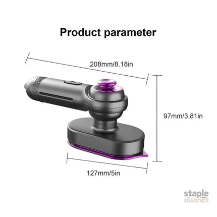 Rotatable Handheld Steamer Iron for Clothes Portable Travel Garment Iron - Appliances > Washers Dryers & Irons > Irons