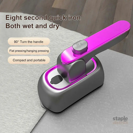 Rotatable Handheld Steamer Iron for Clothes Portable Travel Garment Iron - Appliances > Washers Dryers & Irons > Irons