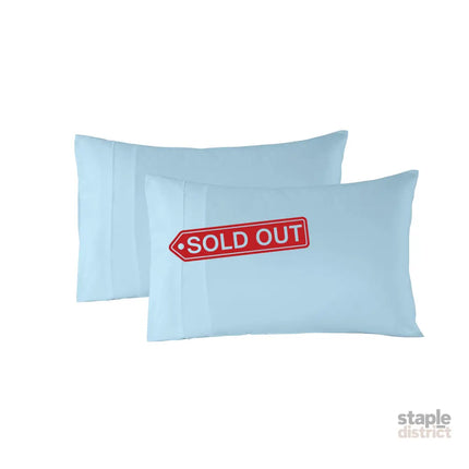 Royal Comfort 1200TC Ultrasoft 4 Piece Sheet Set - Double - Sky Blue-1951134857270792194