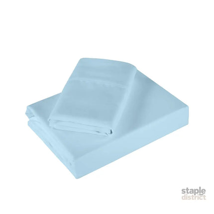 Royal Comfort 1200TC Ultrasoft 4 Piece Sheet Set - Queen - Sky Blue-1951134858021572611