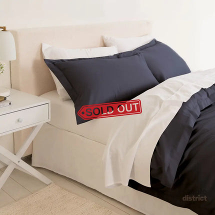 Royal Comfort - Balmain 1000TC Bamboo cotton Quilt Cover Sets (King) - Charcoal-1951134830909591553