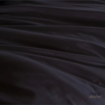 Royal Comfort - Balmain 1000TC Bamboo cotton Quilt Cover Sets (King) - Charcoal-1951134830909591555