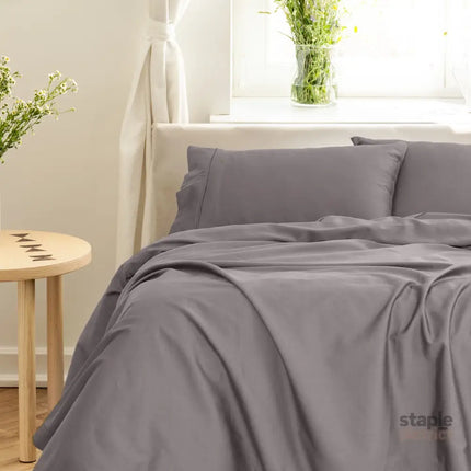 Royal Comfort - Balmain 1000TC Bamboo cotton Sheet Sets (King) - Dove-1951134853948903424