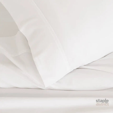 Royal Comfort - Balmain 1000TC Bamboo cotton Sheet Sets (King) - White-1951134853571416068