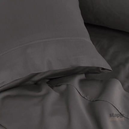 Royal Comfort - Balmain 1000TC Bamboo cotton Sheet Sets (Queen) - Pewter-1951134852841607172