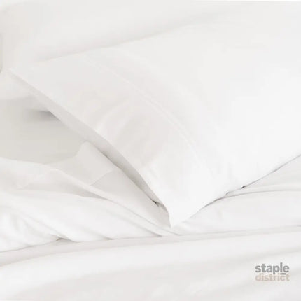 Royal Comfort - Balmain 1000TC Bamboo cotton Sheet Sets (Queen) - White-1951134852657057797