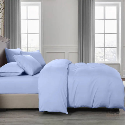 Royal Comfort Bamboo Cooling 2000TC 6-Piece Combo Set -Queen-Light Blue-1951134845220556803