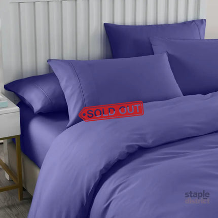 Royal Comfort Bamboo Cooling 2000TC Quilt Cover Set - Double-Royal Blue-1951134827512205313