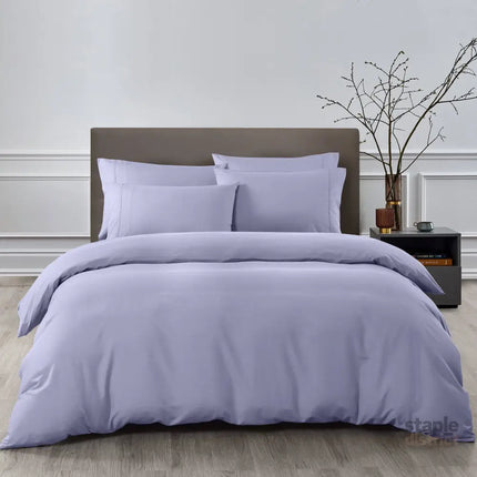 Royal Comfort Bamboo Cooling 2000TC Quilt Cover Set - King-Lilac Grey-1951134828724359168