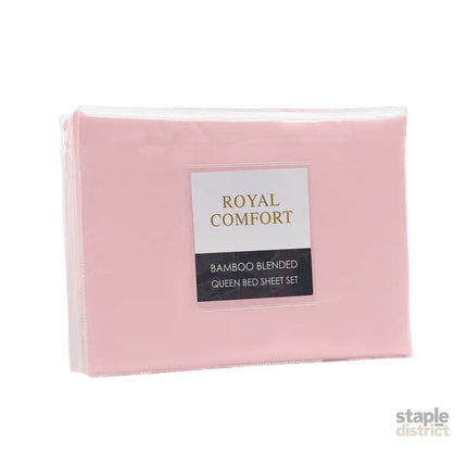 Royal Comfort Blended Bamboo Sheet Set Bubble Bath - Queen-1951134881610338307