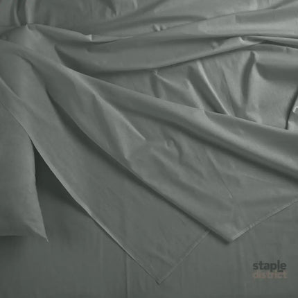 Royal Comfort Blended Bamboo Sheet Set Charcoal - King-1951134883036401665