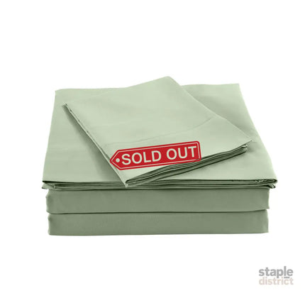 Royal Comfort Blended Bamboo Sheet Set Sage Green - King-1951134882432421889