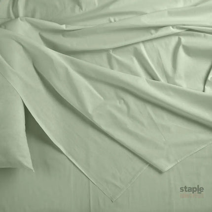 Royal Comfort Blended Bamboo Sheet Set Sage Green - Queen-1951134881425788931