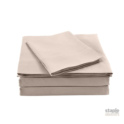 Royal Comfort Blended Bamboo Sheet Set Warm Grey - King-1951134849423249409