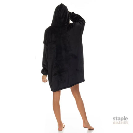 Royal Comfort Snug Hoodie - Black-1951134892918181890