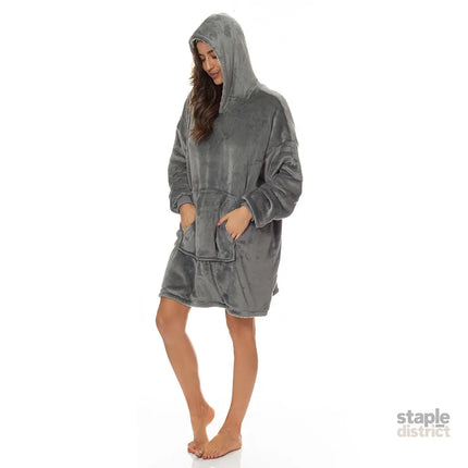 Royal Comfort Snug Hoodie - Grey-1951134893165645826