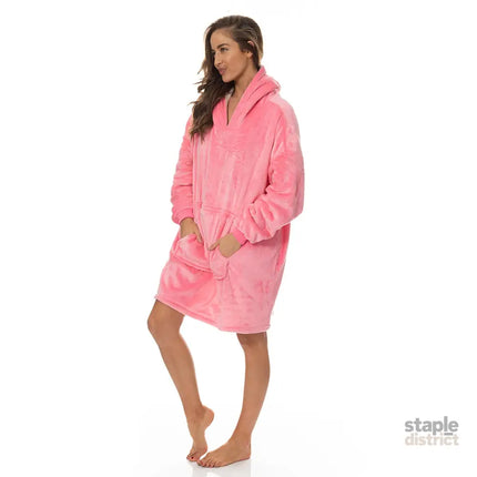 Royal Comfort Snug Hoodie - Pink-1951134893354389506