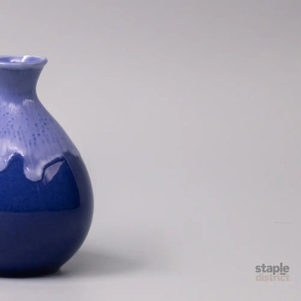 Sake Jug 300ml Cornflower Blue white Drip - Commercial > Commercial Others > Distilling & Brewing