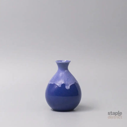 Sake Jug 300ml Cornflower Blue white Drip - Commercial > Commercial Others > Distilling & Brewing