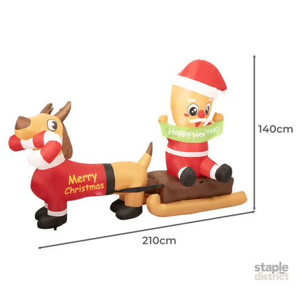 Santaco Christmas Inflatable 2.1M Xmas-2006733315347976194