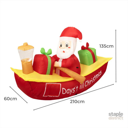 Santaco Christmas Inflatable Santa Clau-2029387302270275586