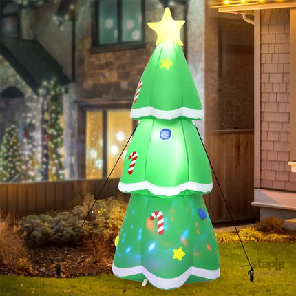 Santaco Inflatable 1.5M Christmas Tree Flashing Light-2029387305759936519