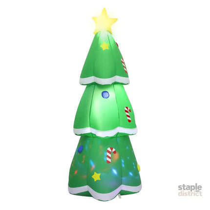 Santaco Inflatable 1.5M Christmas Tree Flashing Light-2029387305759936513