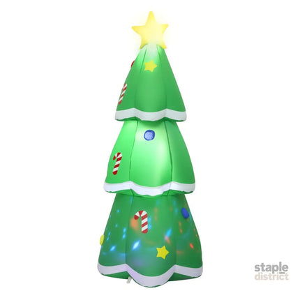 Santaco Inflatable 1.5M Christmas Tree Flashing Light-2029387305759936512