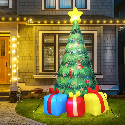 Santaco Inflatable LED Christmas Tree with Music 240CM-2006733389188698118