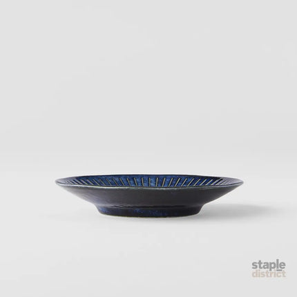 Saucer 12cm Ridged Indigo Glaze - Appliances > Kitchen Appliances > Cooking Ranges