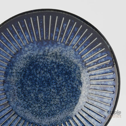 Saucer 12cm Ridged Indigo Glaze - Appliances > Kitchen Appliances > Cooking Ranges