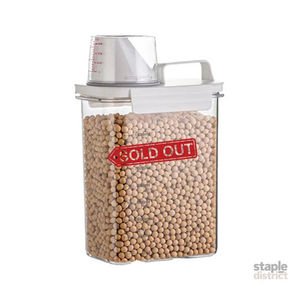 Sealed Household Grain Storage Box Transparent Rice Bucket Kitchen Storage - 1800ml - Commercial > Packaging > Postage