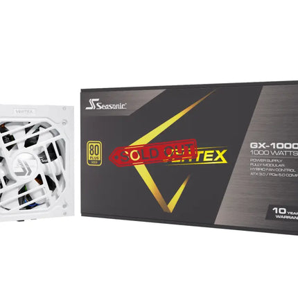 Seasonic VERTEX GX-1000 White 1000W ATX 3.0 Gold Modular PSU - Appliances > Vacuum Cleaners > Stick Vacuums