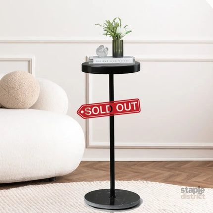 Side Table Round Tabletop Small Lightweight-2018816861885566983