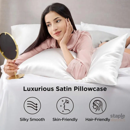 Silk Pillowcase for Hair and Skin Mulberry Silk Pillowcase Soft Breathable Smooth Both Sided Natural Silk Pillowcase