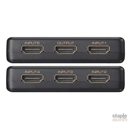 Simplecom CM305 Ultra HD 5 Way HDMI Switch 5 IN 1 OUT Splitter 4K@60Hz - Appliances > TV > TVs & Accessories